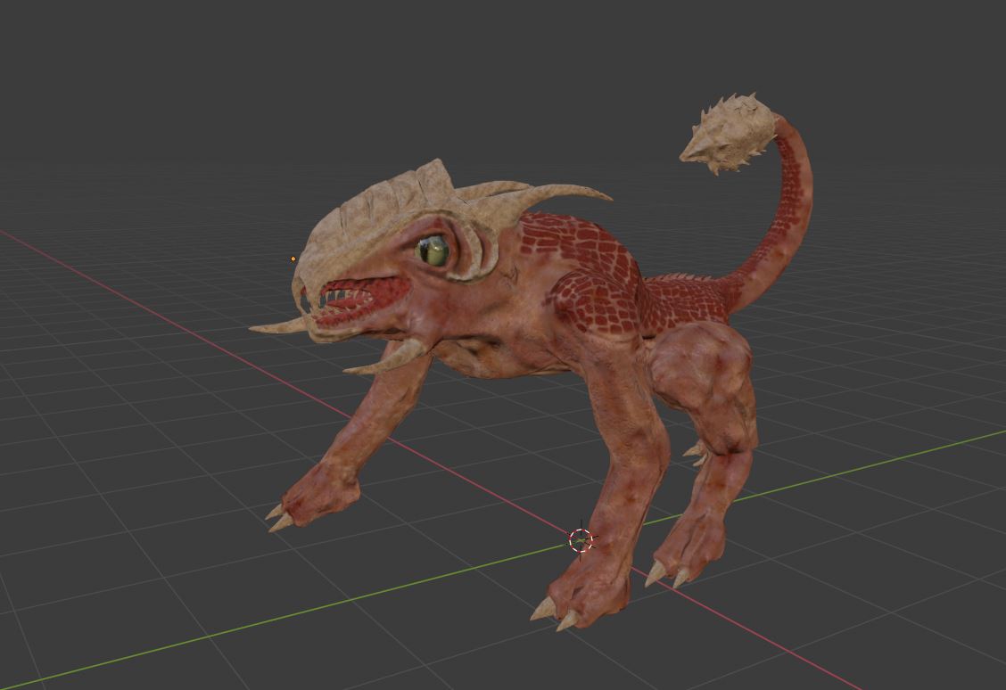 Demon Model - Finished Projects - blendermania3d.com