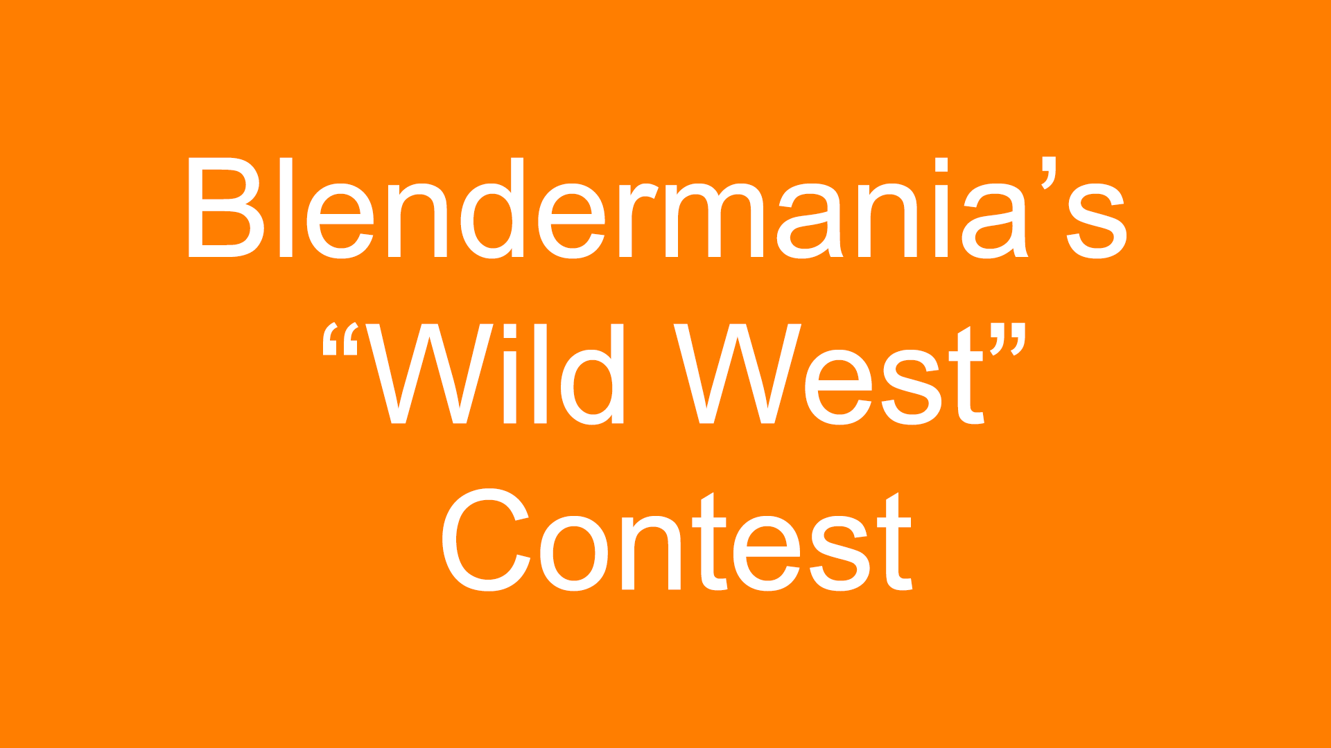 Wild West Thumbnail
